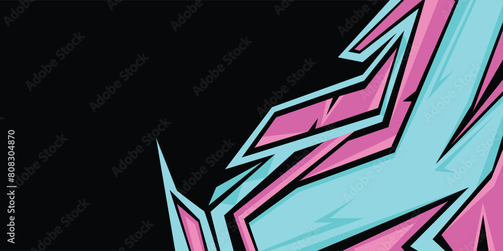 Stylish sports banner background design Stylish sports banner background design