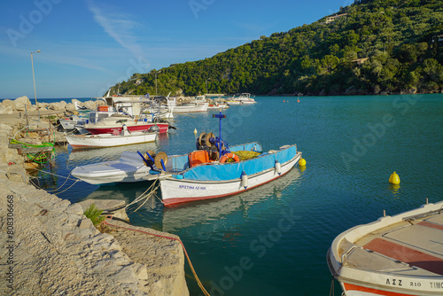 harbour of Limni Keriou in Zakynthos