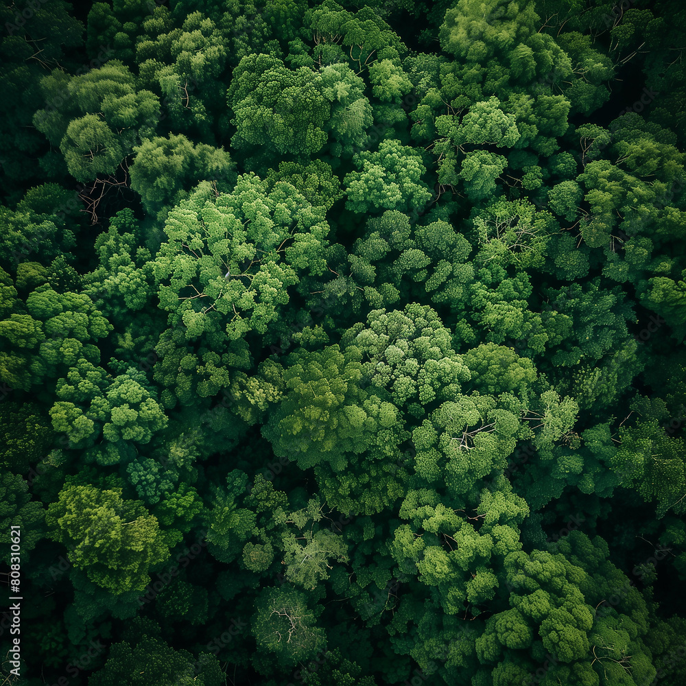 Aerial image of green forest. Environment background. Aerial image of green forest. Environment background.