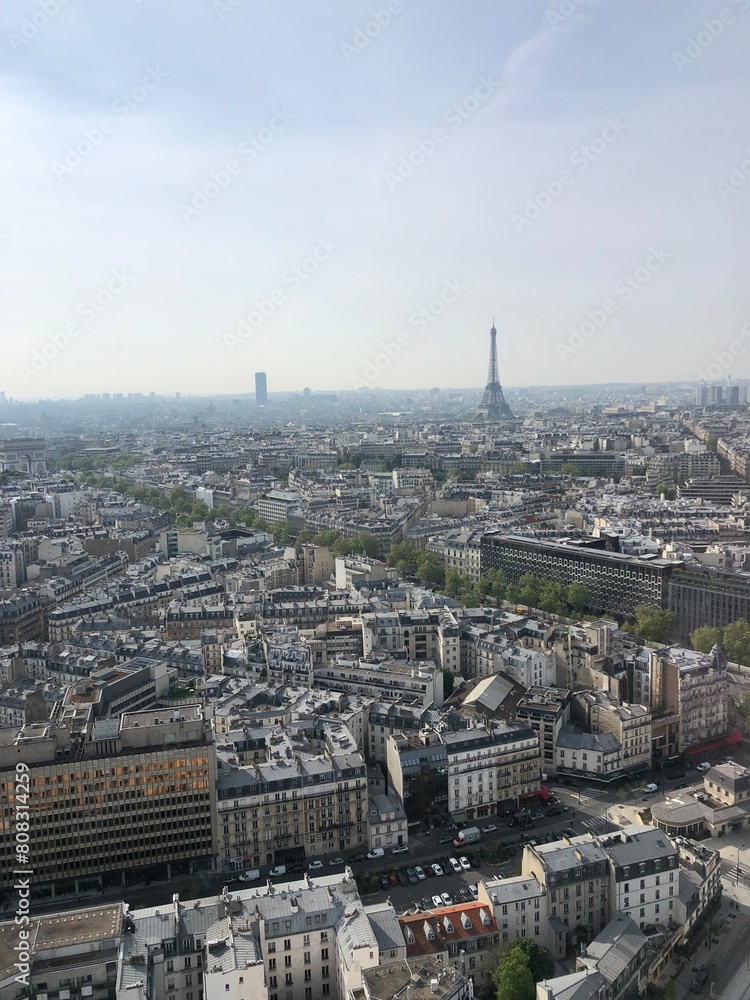 Vue sur Paris et la Tour Eiffel 