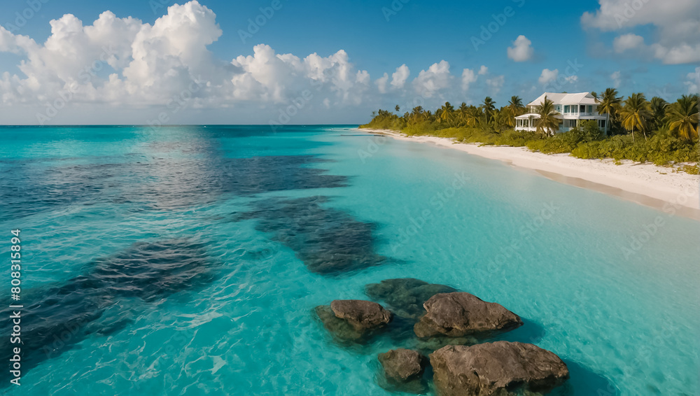 Obraz premium Harbor Island Bahamas