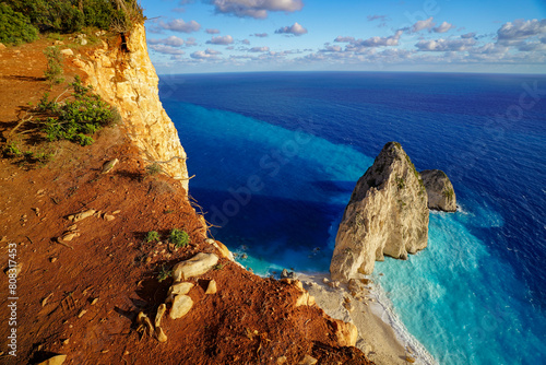 Fototapeta Naklejka Na Ścianę i Meble -  Mizithrès rocks panoramic viewpoint in Zakynthos 