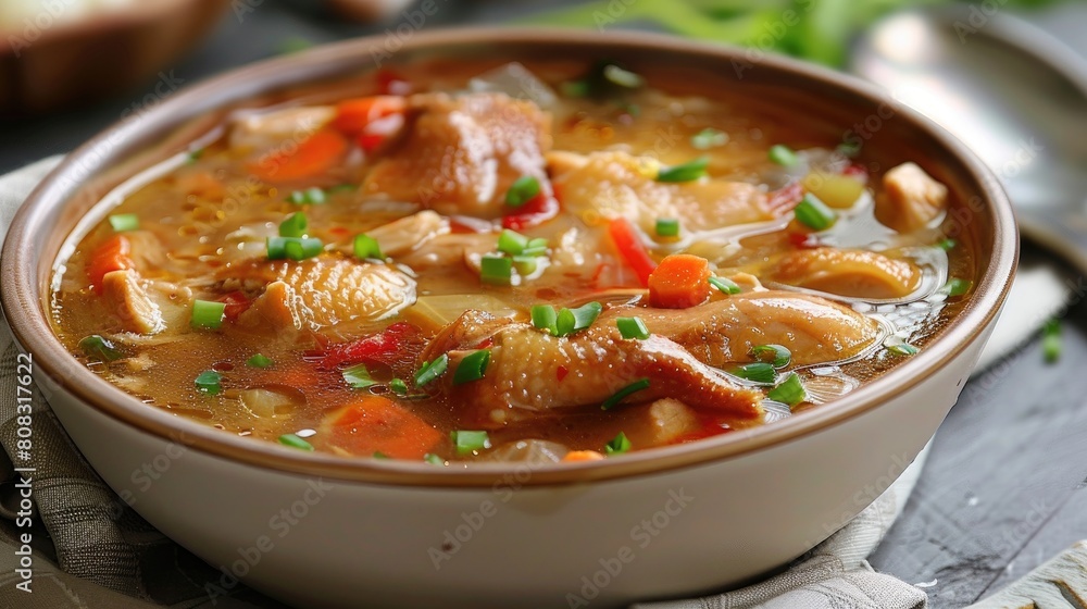 Stewed Sweet Chicken Soup