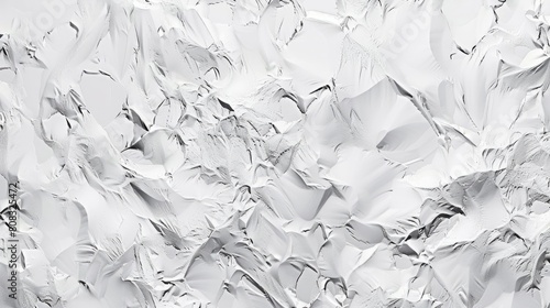 White abstract ice texture grunge background hyper realistic 