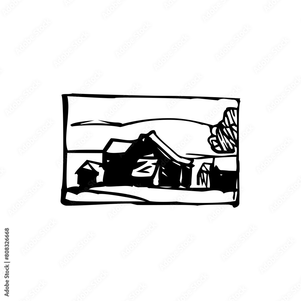 Drawing and sketch icon Drawing and sketch icon