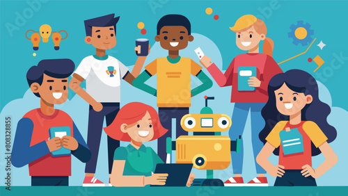 True to its name the Youth Robotics League encouraged and inspired young minds to explore the wonders of robotics and technology in a fun and. Vector illustration