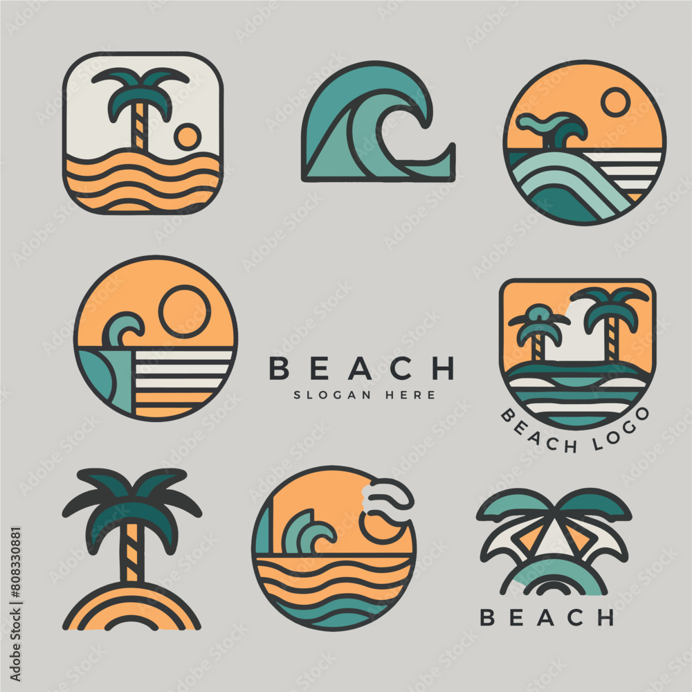 Fototapeta premium Summer_logo
