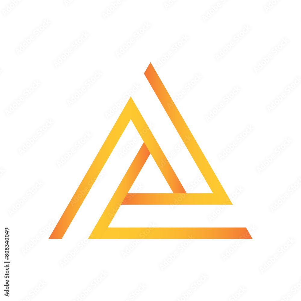 Letter A logo design template elements Letter A logo design template elements