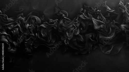 Abstract black smoke background. 3d rendering, 3d illustration..jpeg