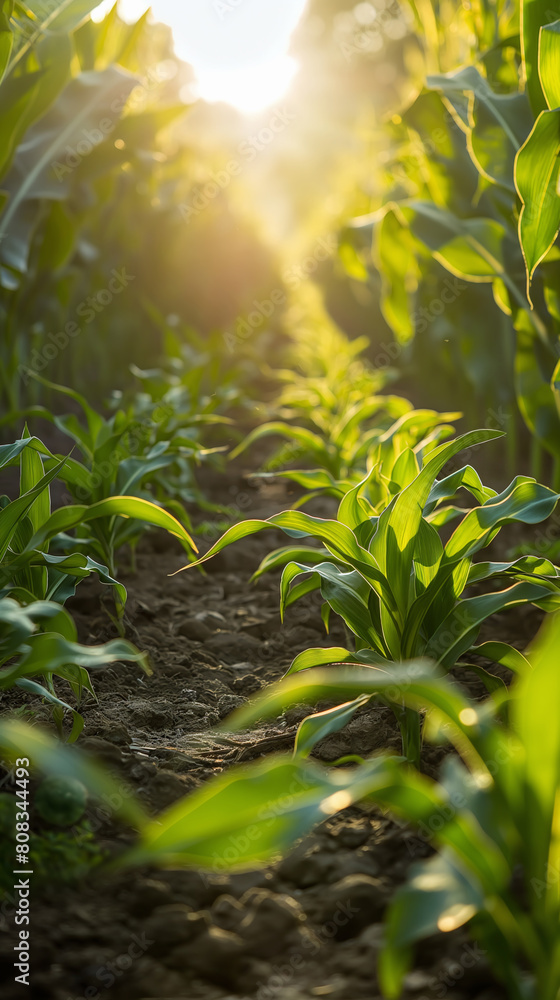 Obraz premium Photo of an agricultural field