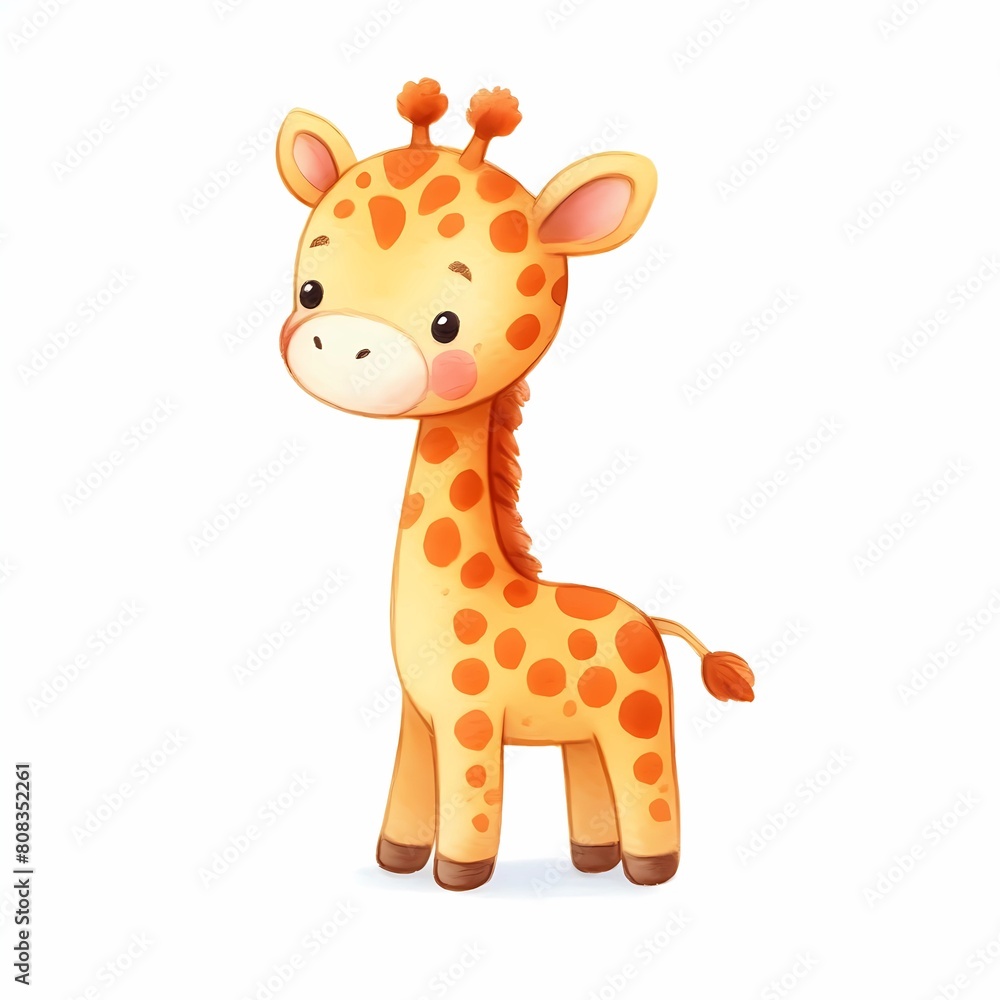 a giraffe with a cute face and a picture of a giraffe. a giraffe with a cute face and a picture of a giraffe.
