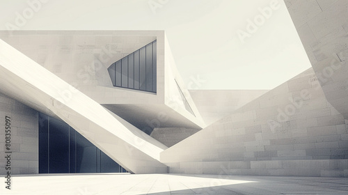 Photo of a Minimalist Symphony in White Architecture