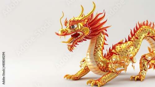 Divine Guardian of Chinese Custom  The Golden Dragon  Sequestered