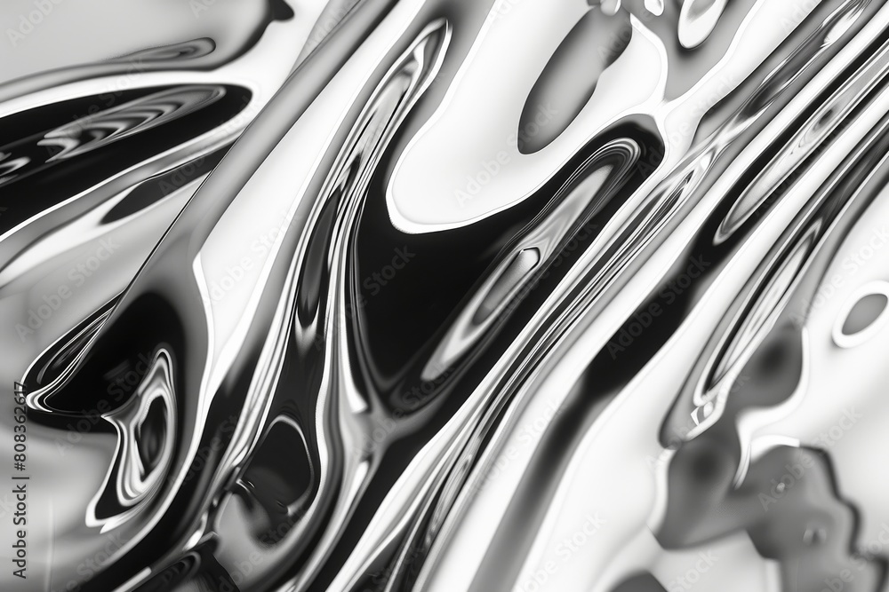 Abstract chrome waves with fluid metallic textures, perfect for modern art, luxury design, and futuristic concepts. High-resolution, detailed, and shiny surfaces. Abstract chrome waves with fluid metallic textures, perfect for modern art, luxury design, and futuristic concepts. High-resolution, detailed, and shiny surfaces.