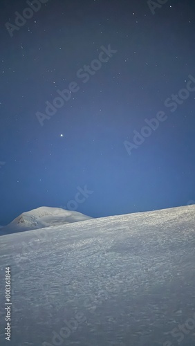 Blick in den norwegischen Nachthimmel