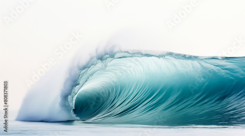 A minimalist interpretation of a California ocean wave. Photographed near Santa Barbara, California   © MariaJos