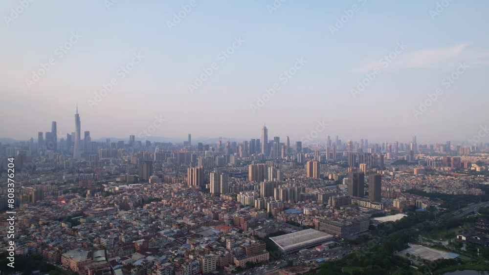 Aerial photography of Haizhu District, Guangzhou, China Aerial photography of Haizhu District, Guangzhou, China