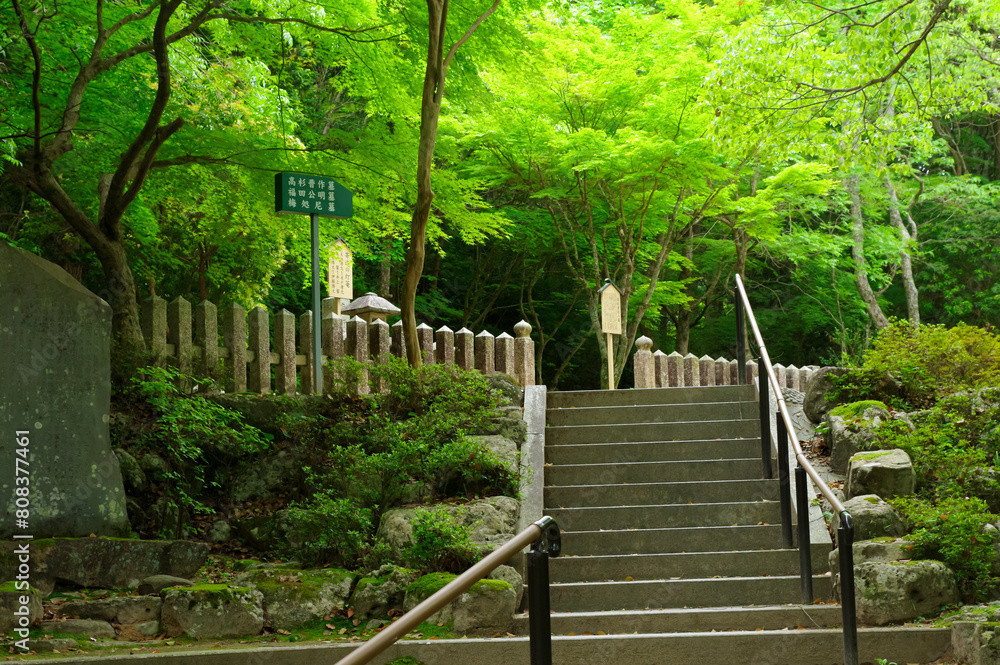 高杉晋作の墓所、東行庵