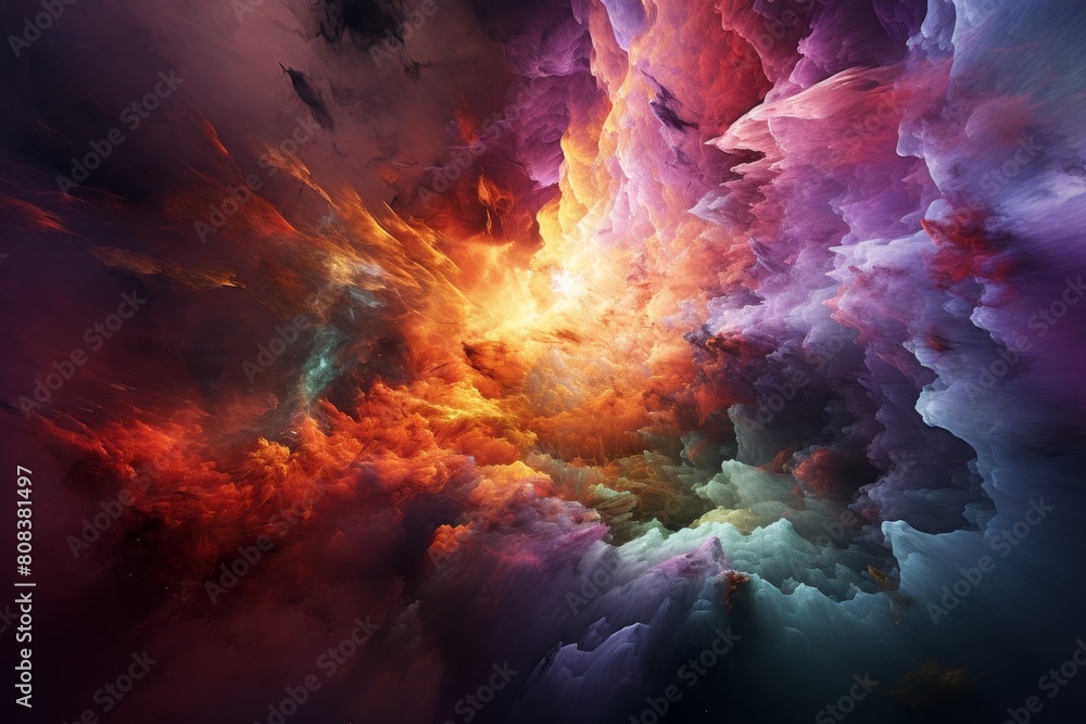 Vibrant Explosion of Color and Light Vibrant Explosion of Color and Light