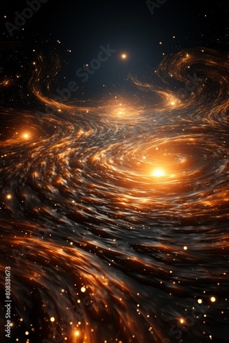 Swirling cosmic energy in the universe