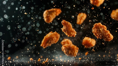 delicious chicken tenders background