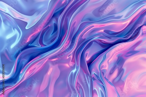 Abstract wavy liquid texture background  psychedelic and calming graphic  modern business backdrop with contrast colors  psychic liquify material  plastic -