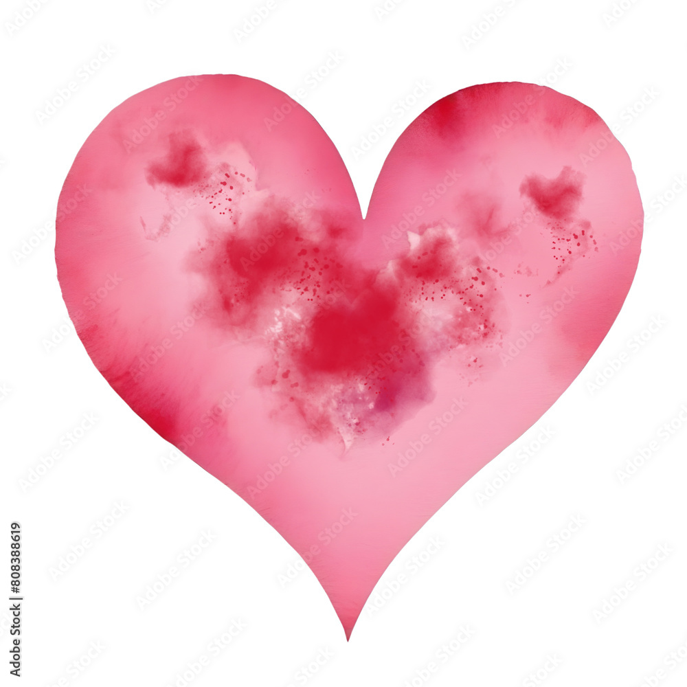 watercolor heart. Concept - love, relationship, art, couple, marriage, watercolor painting watercolor heart. Concept - love, relationship, art, couple, marriage, watercolor painting