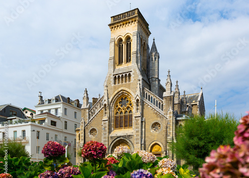 Notre Dame du Rocher - St Eugenie Church in Biarritz, France