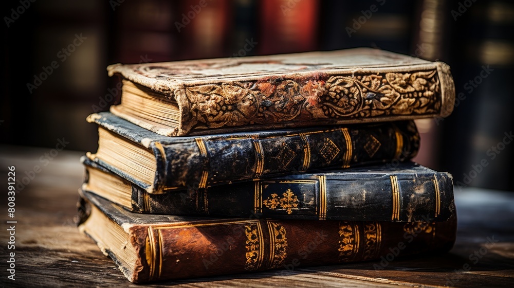 Stack of old books Stack of old books