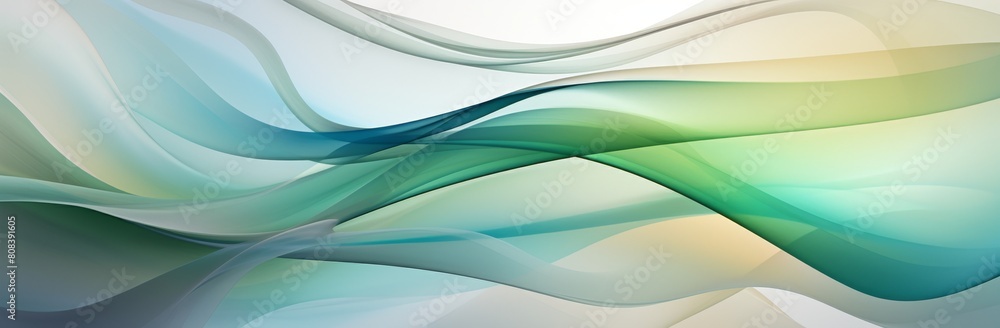 Elegant abstract background with soothing blue and green waves, symbolizing calmness and fluidity, perfect for wallpapers, banners, or creative project backgrounds Elegant abstract background with soothing blue and green waves, symbolizing calmness and fluidity, perfect for wallpapers, banners, or creative project backgrounds