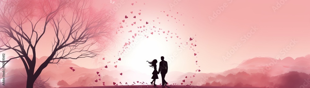 Romantic Background Design Romantic Background Design