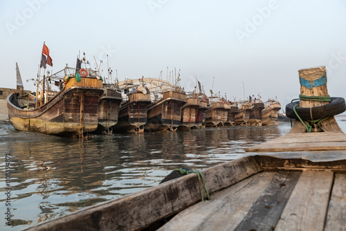 Port of Chittagong boats on the water