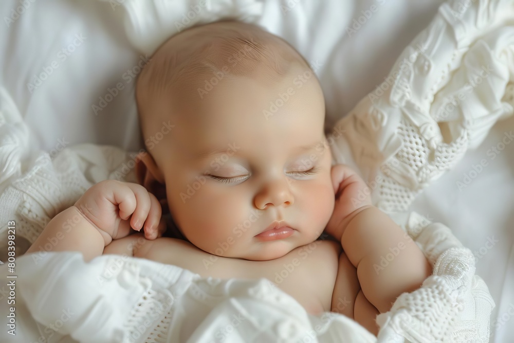 cute newborn baby peacefully sleeping on soft white sheet adorable infant photography cute newborn baby peacefully sleeping on soft white sheet adorable infant photography