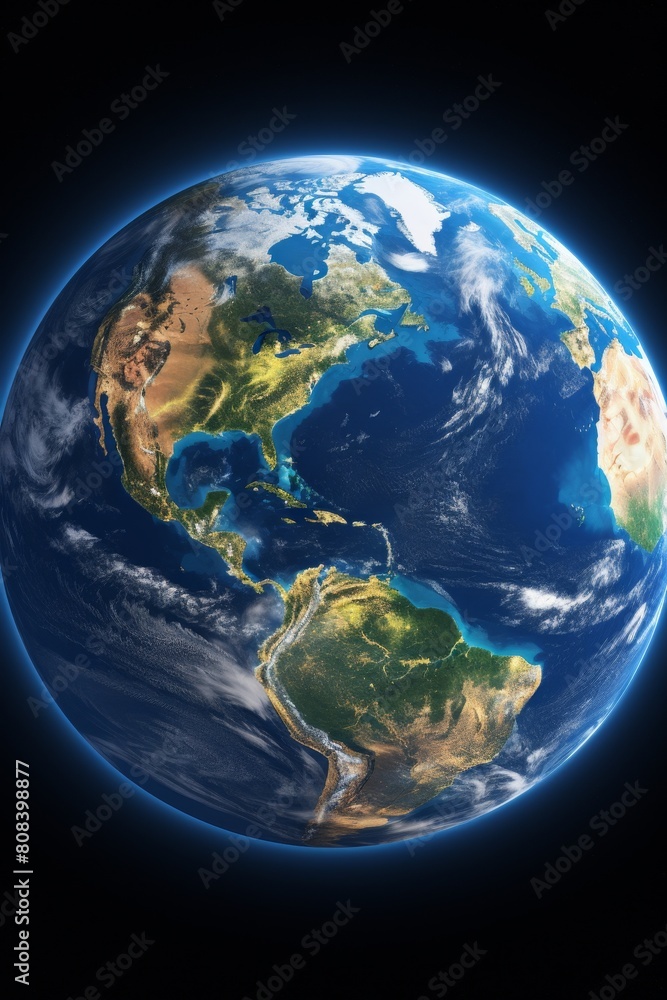 Fototapeta premium Planet Earth View from Space