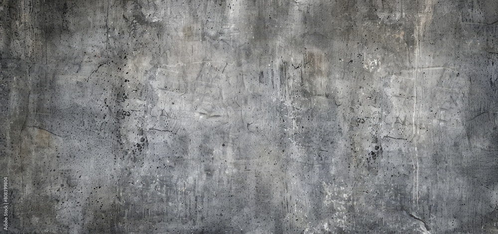 Weathered and distressed grungy concrete wall texture background with cracked and rough surface in urban architecture, perfect for contemporary design, high resolution and seamless pattern
