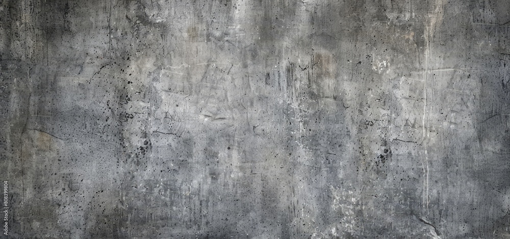 Fototapeta premium Weathered and distressed grungy concrete wall texture background with cracked and rough surface in urban architecture, perfect for contemporary design, high resolution and seamless pattern