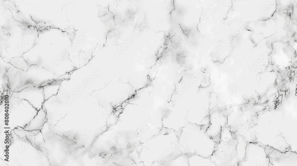 High-resolution image showcasing the intricate details of white marble with subtle gray veins, ideal for luxurious background or elegant surface designs High-resolution image showcasing the intricate details of white marble with subtle gray veins, ideal for luxurious background or elegant surface designs