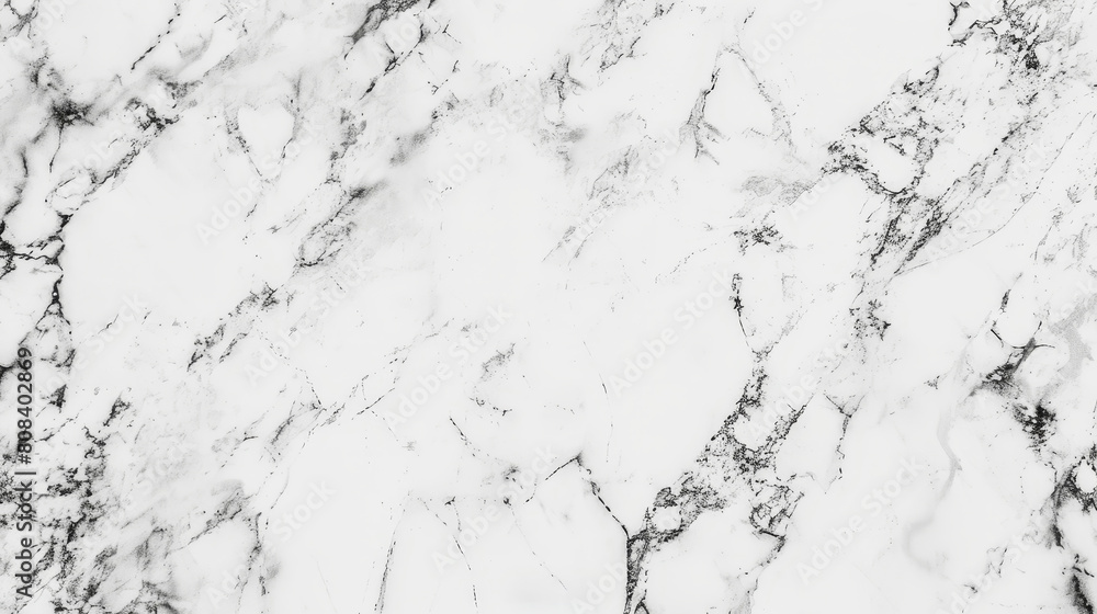 High-resolution image showcasing the natural beauty of white marble with subtle gray veins. Perfect for luxurious backdrop designs or sophisticated print and web projects