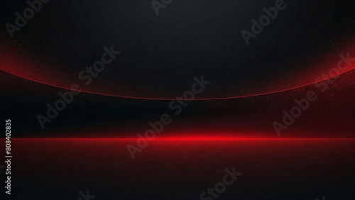A dark red and black image with a red glowing strip in the middle and red light effects on the edges.