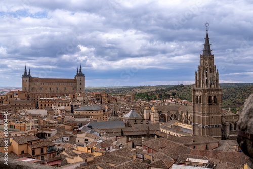 From the heights of Mirador del Valle, Toledo's panorama unfolds, a testament to its strategic importance through the ages