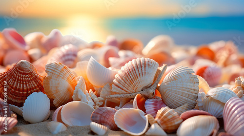 Seashell Collection, Soft focus, Macro shots, Stillness, Shoreline