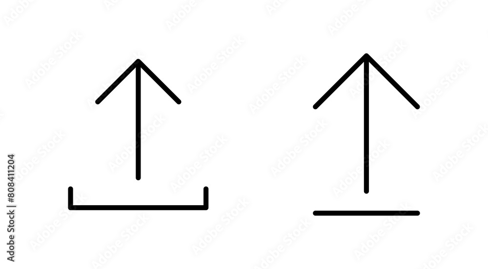 Upload icon set. load data symbol Upload icon set. load data symbol