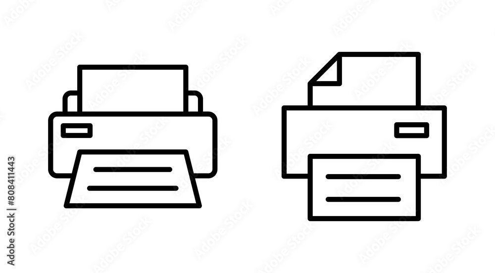 Print icon set. printer icon vector. Print icon set. printer icon vector.