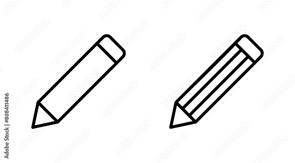 Pencil icon set. pen symbol. edit icon vector Pencil icon set. pen symbol. edit icon vector