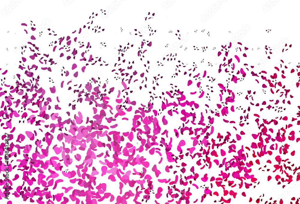 Light Pink vector template with memphis shapes. Light Pink vector template with memphis shapes.