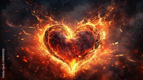 Heart in Flames