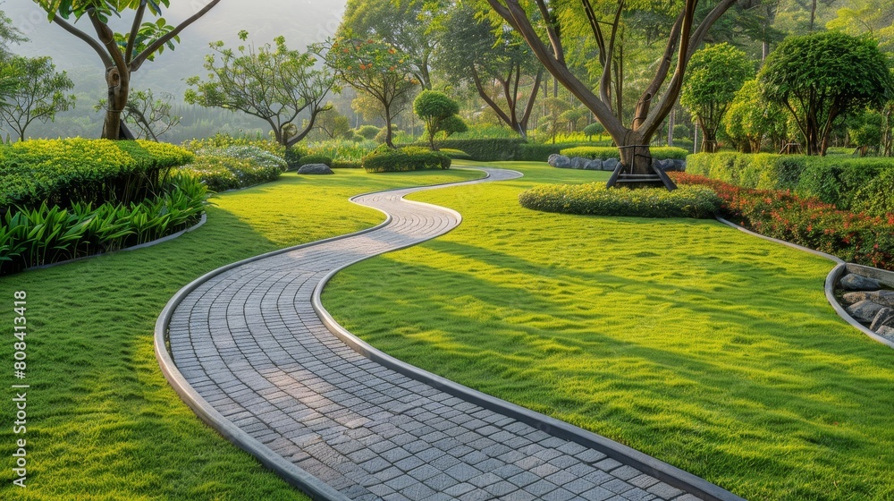 Green curved landscape ground turf ground architecture grass Green curved landscape ground turf ground architecture grass
