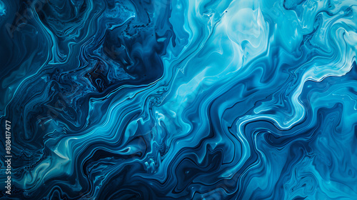 Vibrant Cyan Abstract Background