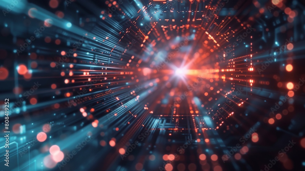 A hexagonal data crystal, radiating light and information, representing the concentrated power of technology A hexagonal data crystal, radiating light and information, representing the concentrated power of technology