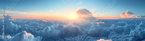 Beautiful sky cloud background photo